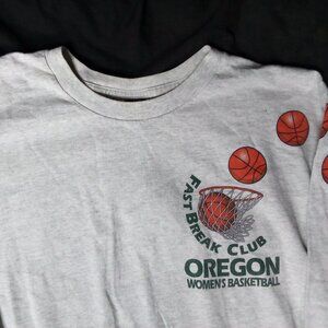 Vintage Oregon Ducks Fast Break Club Women's Basketball T-Shirt